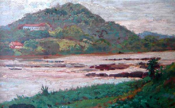 Artur Timoteo da Costa Paisagem do Rio Preto no Vale do Paraiba oil painting image